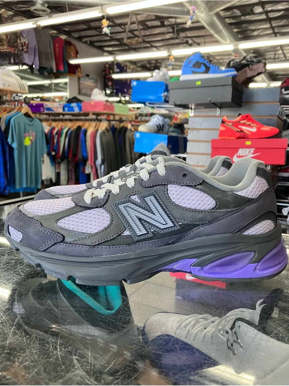 New Balance 2010 Neptune Grey Violet Crush Size 8.5